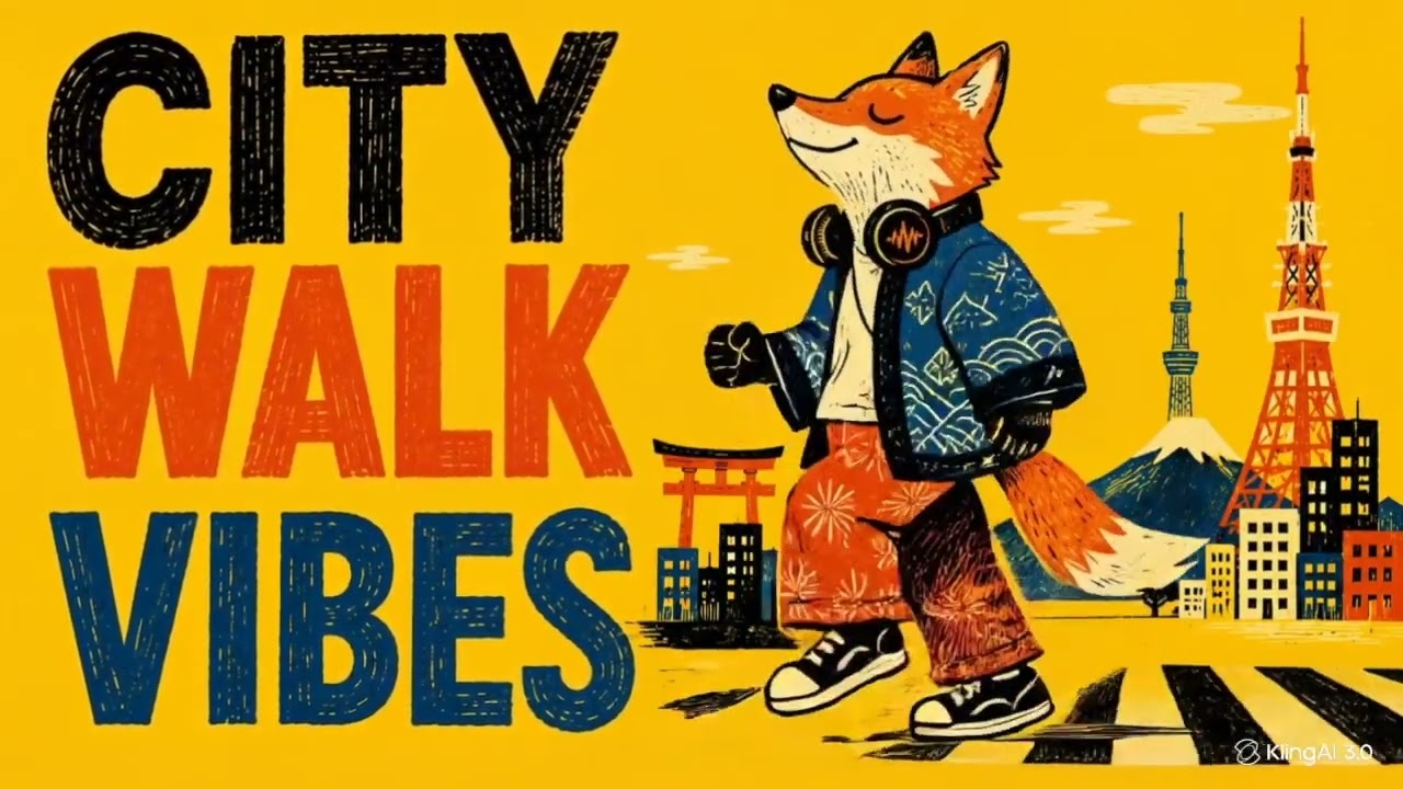 Tokyo City Walk Vibes | Chill Groove Pop & Hip Hop for Urban Days