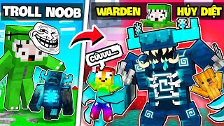 KHANGG BEDWARS THỬ THÁCH 24H ĐIỀU KHIỂN QUÁI VẬT WARDEN TROLL NOOB TEAM TRONG MINECRAFT ??