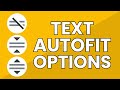 Google Slides Text Box Autofit Options Quiz