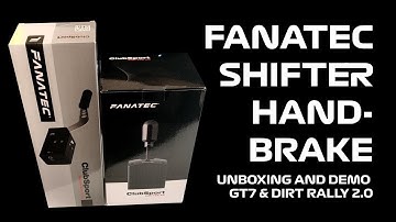 Fanatec Shifter & Handbrake unboxing -  Demo on GT DD Pro - GT7 & Dirt Rally 2.0