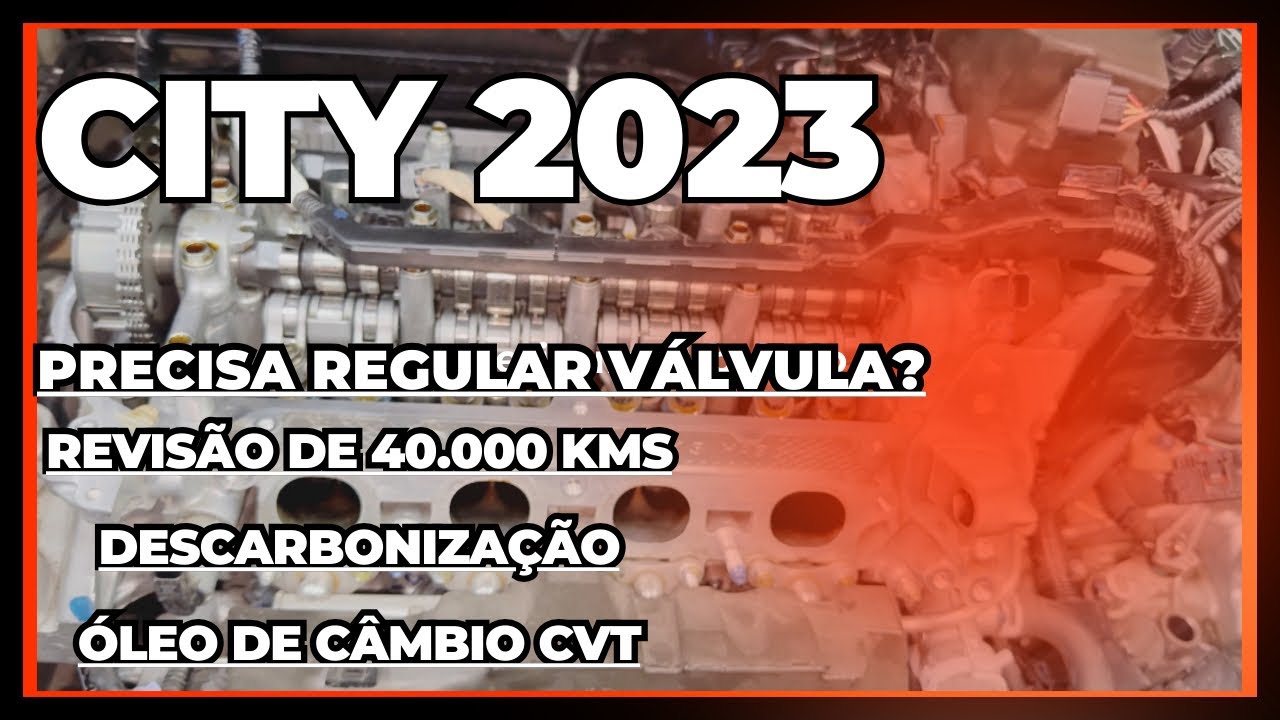 HONDA CITY 2023 | REVISÃO DE 40.000 KMS| Descarbonização e Troca de Óleo CVT #honda   #oficina