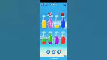 water sort color game level 13 #short video #viral #watersort #gaming #1000subscriber #100k