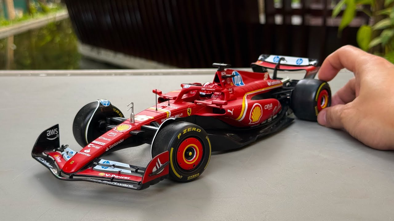 Ferrari Formula 1 Racing 1/18 Diecast Model Unboxing - YouTube