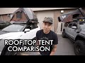 Rooftop Tent Comparison - iKamper Skycamp Mini vs Skycamp 2.0 vs CVT Mt. Hood
