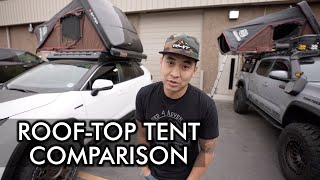 Rooftop Tent Comparison - iKamper Skycamp Mini vs Skycamp 2.0 vs CVT Mt. Hood