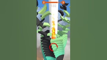 Stack ball level 2 #stackball #youtubeshorts #games #mobilegame #gaming