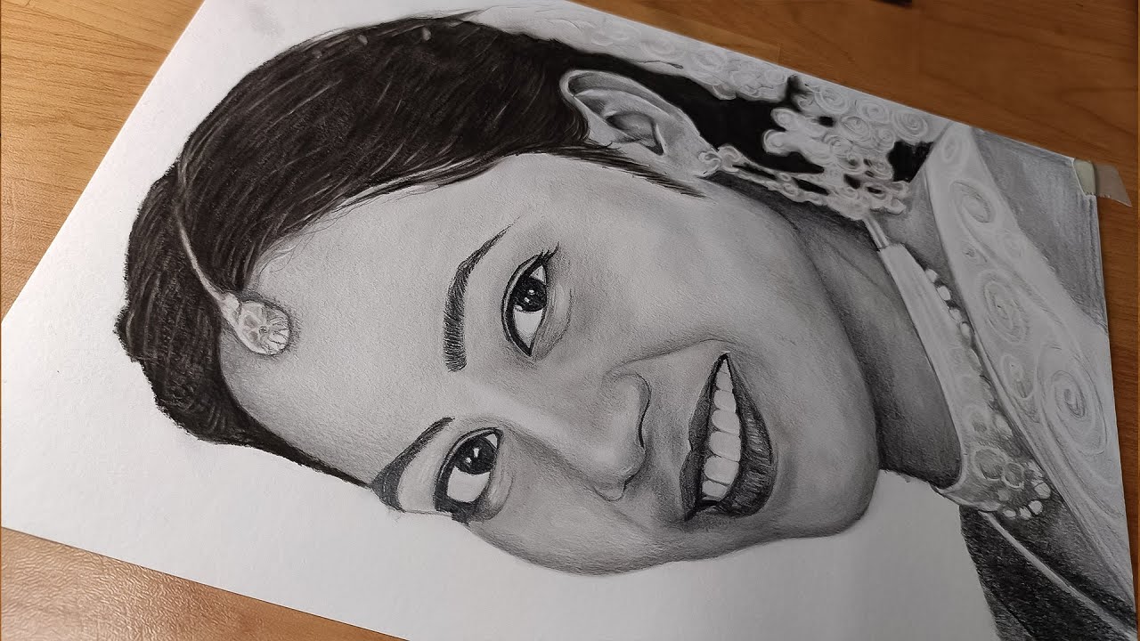 pencil drawing time lapse - YouTube