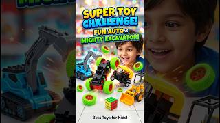 SUPER FUN TOY CHALLENGE! (AUTO &amp; MONSTER TRUCK) #kids #toys #challenge #shorts #fun #unboxing 😍