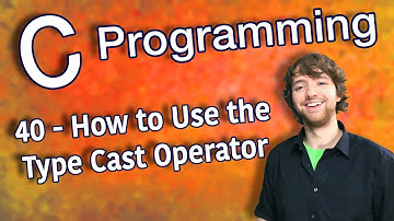 C Programming Tutorial 40 - How to Use the Type Cast Operator