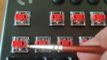 how to fix the shaking and noise of keycaps on logitech g915 (g913) + lube