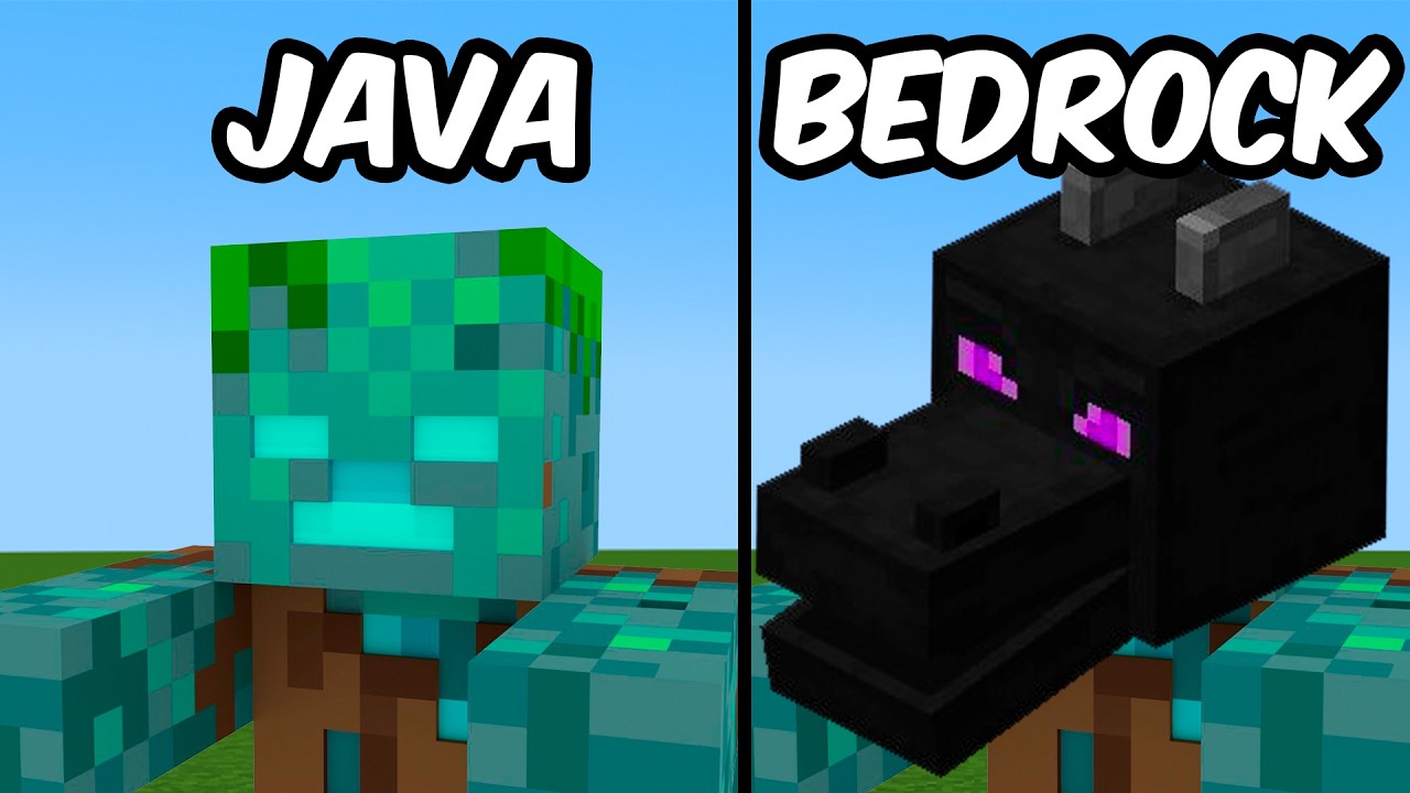 Minecraft Bedrock VS Java - YouTube