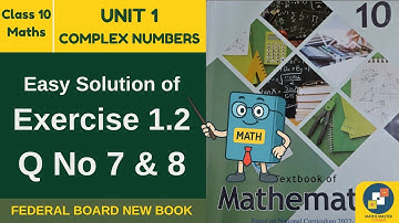 Chapter 1 Exercise 1.2 Class 10 Maths | Exercise 1.2 Class 10 Maths | FBISE | Ex 1.2 Class 10 Maths