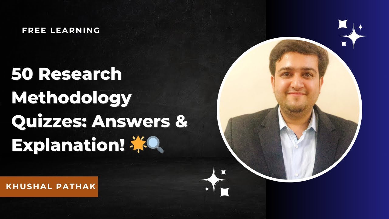 50 Must-Try MCQ Quizzes on Research Methodology: Test Your Knowledge ...