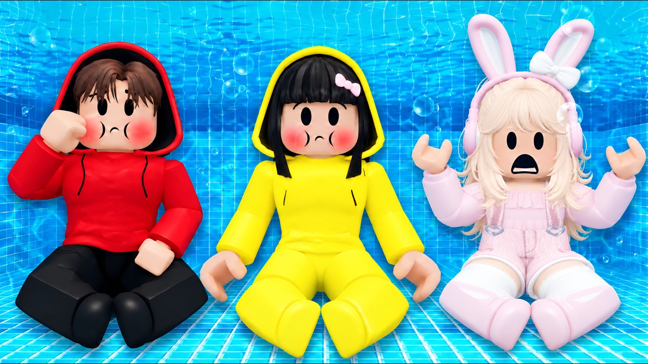 Yuta, Mio Dan Baby Celine Ikut Lomba Menyelam Dan Renang || ROBLOX