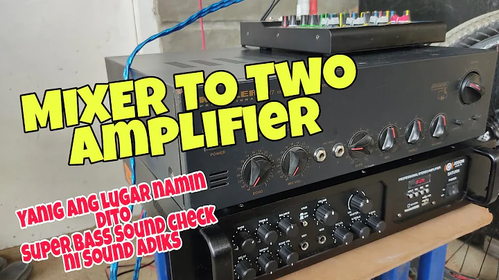 Mixer To Two Amplifier 2021, Super Bass Sound Check Sound Adiks Battle Mix.
