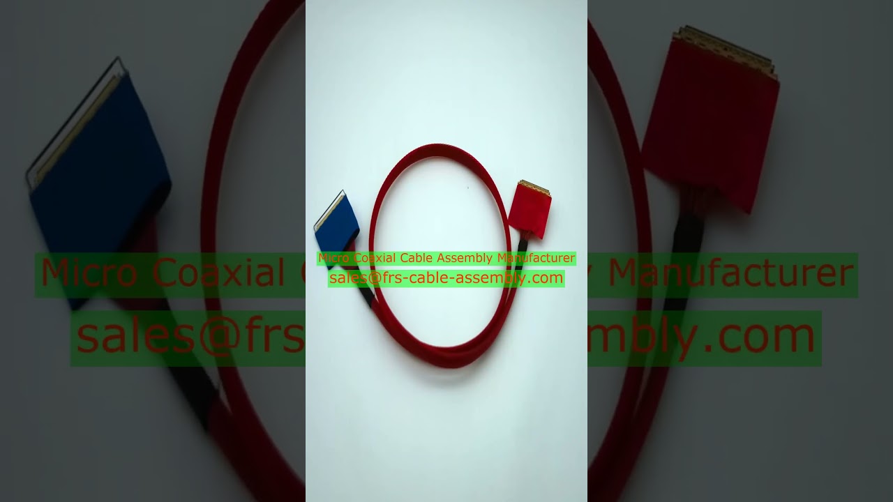 smart helmet industrial miner overmolded IP67 high flex CoaXPress 21 ITT to JST LSZH jacket braid sh