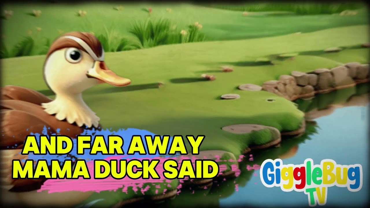 10 Little Ducks | GiggleBugTV Nursery Rhymes & Kids Songs