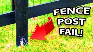 http://www.fencearmor.com ▻ [Round Rural Fence Armor] Great for horse farm applications for round cedar fence posts of Black, 