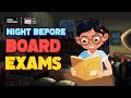 Night before board exams   types of students  viral animated ad film on exam stress