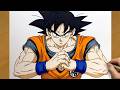 How to Draw Goku - Dragon Ball Z Step by Step Full Tutorial