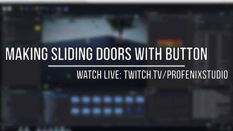 HOW TO MAKE SLIDING DOORS WITH A BUTTON?! | S2ENGINE HD - GAME CREATION GUIDE!