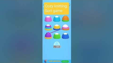 Cozy knitting: Color Sort game LEVEL 10#knitting @antoniodebelen1152