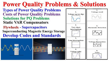 Power Quality Problems & Solutions | Types of Power Quality Problems | Solutions for PQ Problems