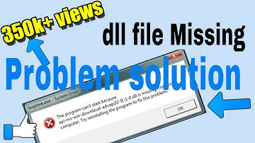 How to solve all DLL missing files problem at once from any window| Urdu/Hindi