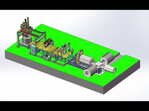 Automatic steel coil strapping and packaging line | FHOPE