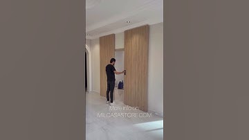 ✨ Introducing the Magic 2: Wall Mount Concealed Sliding System for Wood Doors, Italy! 🇮🇹