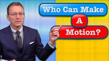 How Do You Make A Motion In A Meeting Roberts Rules of Order