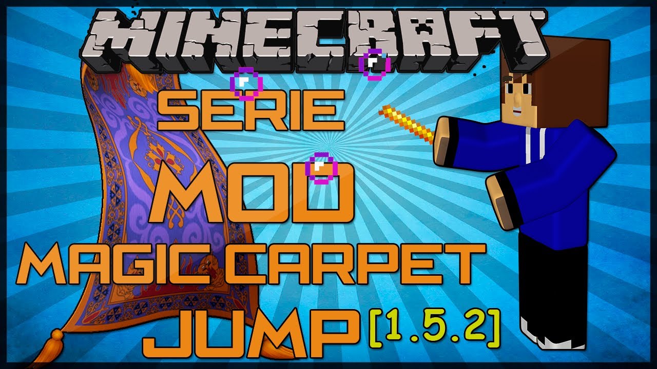 Minecraft Mod – Magic Carpet ( Mine Série )