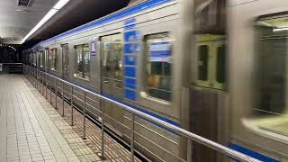 大阪メトロ 四つ橋線 23系 23602F なんば駅 停車