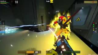 Reflex Arena 2v2 (rockets, ion, and rails)