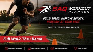 SAQ Workout Planner Demo | Build Speed & Agility Workouts Fast