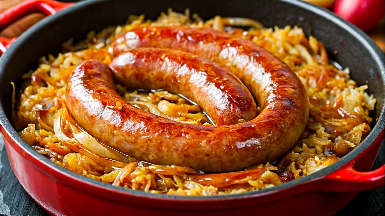 Versuchen Sie, Würste auf diese Weise zuzubereiten! Es ist so lecker🍴