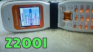 Sony Ericsson Z200 startup/shutdown/sound/Review/Ringtones/Games/Battery