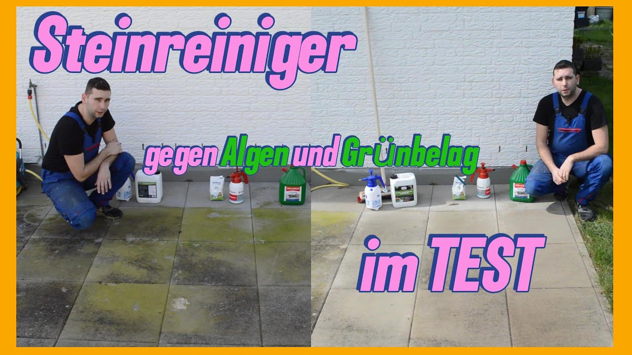 🚨Terrasse / Steine reinigen extrem Test. Was geht ohne Hochdruckreiniger
