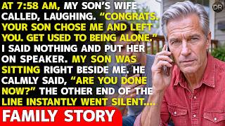 My Son’s Wife Called, Gloating My Son Abandoned Me—She Had No Idea He Was Listening on Speakerphone! screenshot 1