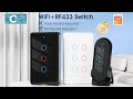 C Smart WiFi+RF433 Switch Have Neutral Required NO Neutral Required