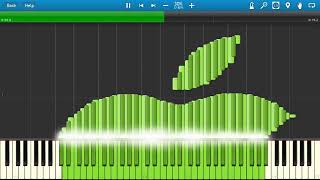 apple logo on synthesia (midi art) apple logo on synthesia (midi art)