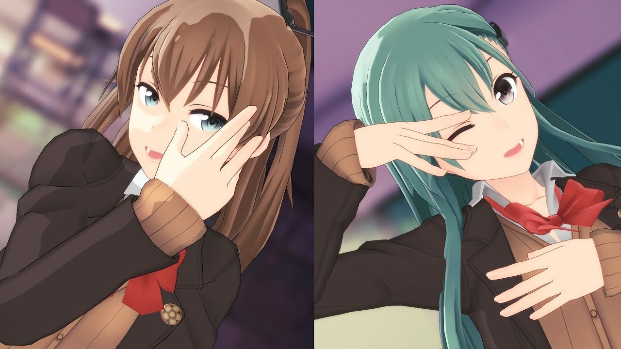 【艦これMMD】鈴谷、熊野「アンノウン・マザーグース」