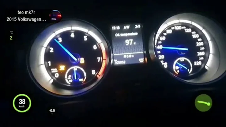 Teo's VW Golf 7R with TTV5 - 100-200kmh in 5.84s, draggy video