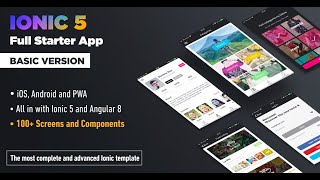 Ionic 5 Full Starter App - Ionic Premium Template and PWA screenshot 4
