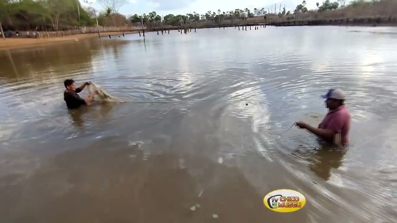 PESCARIA E JANTAR  NA BEIRA DO AÇUDE COM  JOÃO E GLAUCIANE