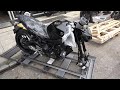 Unboxing YAMAHA MT-09 naked motorcycle 2020