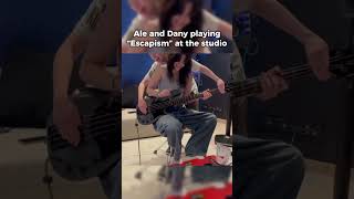 The Warning   Ale U0026 Dany In Studio Playing Escapism On Bass