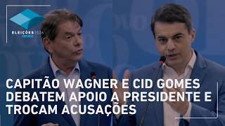 Capitão Wagner and Cid Gomes debate presidential endorsement and exchange accusations