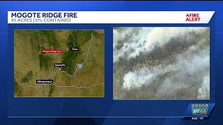 Crews fighting Mogote Ridge Fire in Carson National Forest