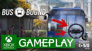 Novo Simulador de Busão! Bus Bound Xbox Gameplay Volante G920 Logitech |PT-BR|